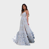 Florência – Hosszú, hasított maxi ruha boho stílusban