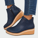 Orthopaedic leather shoes