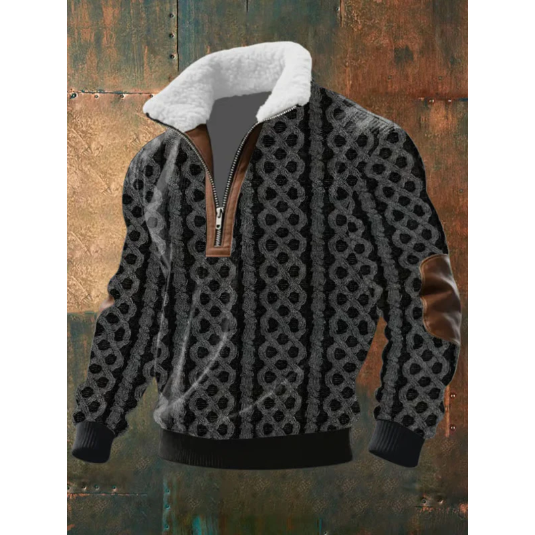 János - Turtleneck fleece pullover