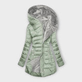 Kori - Warm coat with leather lining