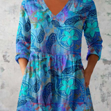 Juliette | Long V-neck Blouse