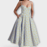 Meli - Light summer dress with corset detail
