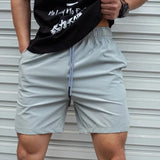 Heidi-Mode | Breathable, Solid Color Swim Trunks for Men with Drawstring
