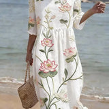 Chloe | Stylish Floral Print Dress