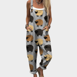 Printed workwear overalls