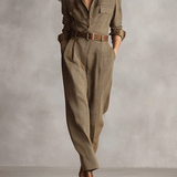Celia | Checked Overall with Fine Details