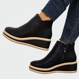 Orthopaedic leather shoes