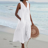 Celeste - V-neck dress