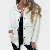 Emese - Elegant sweater in gray