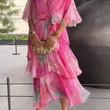 Cassia – Elegant Chiffon Dress