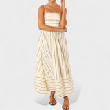 Isabel - Long striped dress