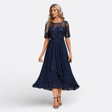 Mariana - Lace Short Sleeve Dress