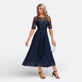 Mariana - Lace Short Sleeve Dress