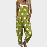 Printed Work Overalls