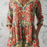 Lea | Hosszú V-Neck Blouse