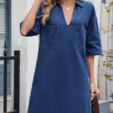 Jade | Comfortable Denim Dress