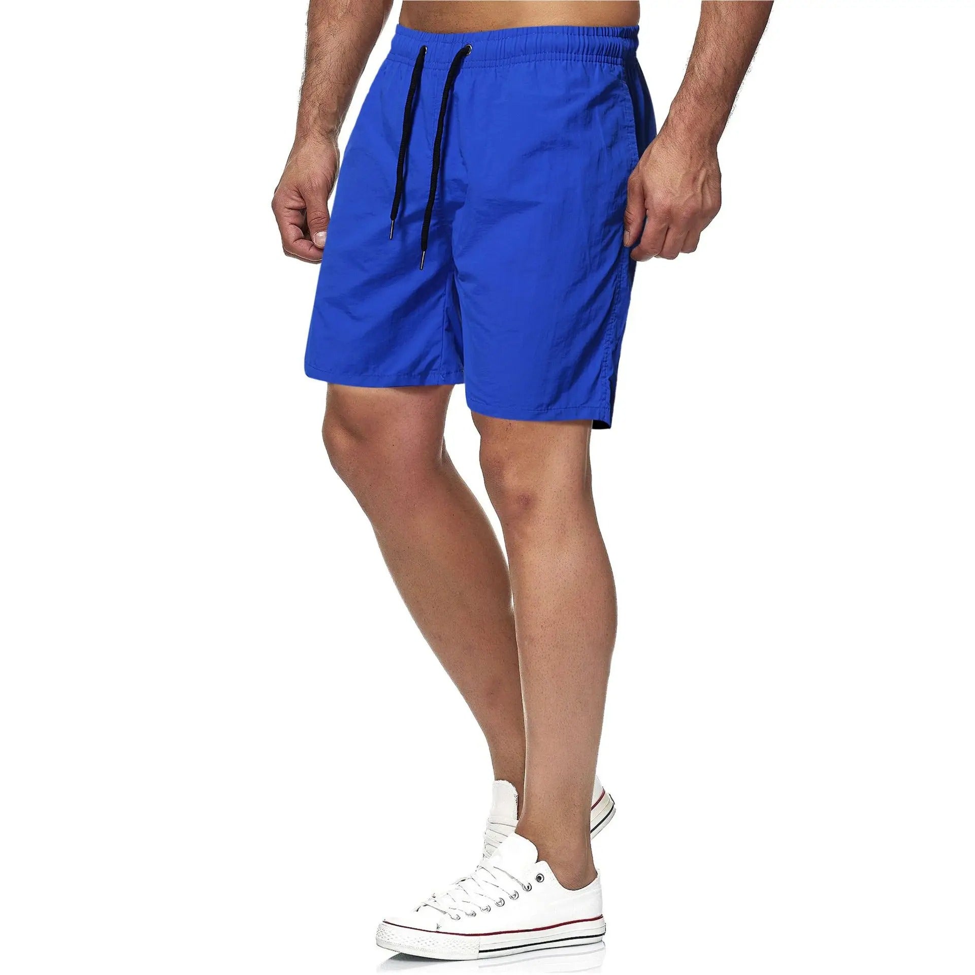 Heidi-Mode | Quick Dry Solid Color Men's Swim Trunks