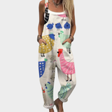Printed work overalls