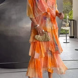 Cassia – Elegant Chiffon Dress
