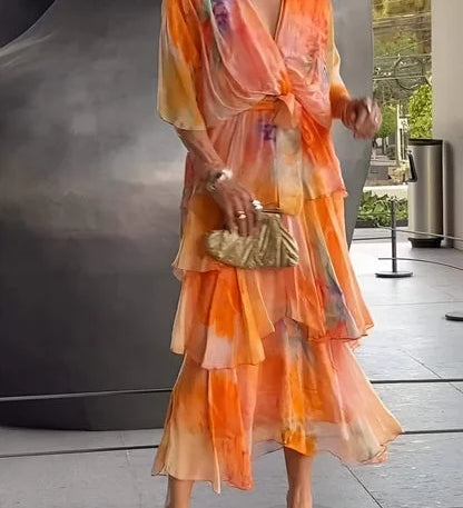 Cassia – Elegant Chiffon Dress