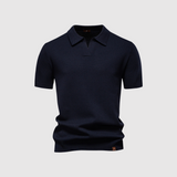 Elemér – Structured Polo Shirt for Elegant and Comfortable Style
