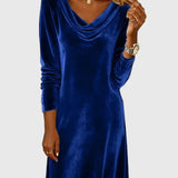 Zsófia - Relaxed-Fit Velour Dress