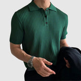 Benedek – Fish patterned t-shirt with button