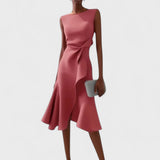 Andrea - Asymmetric dress with elegant highlights