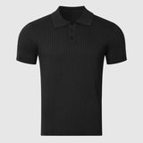 Benedek – Fish patterned t-shirt with button