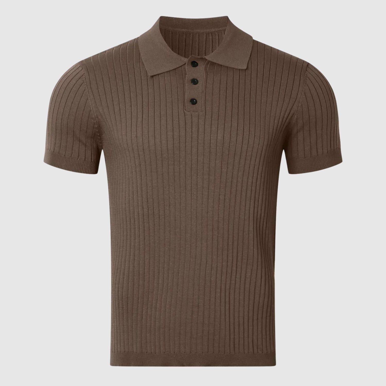 Benedek – Fish patterned t-shirt with button