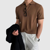 Benedek – Fish patterned t-shirt with button
