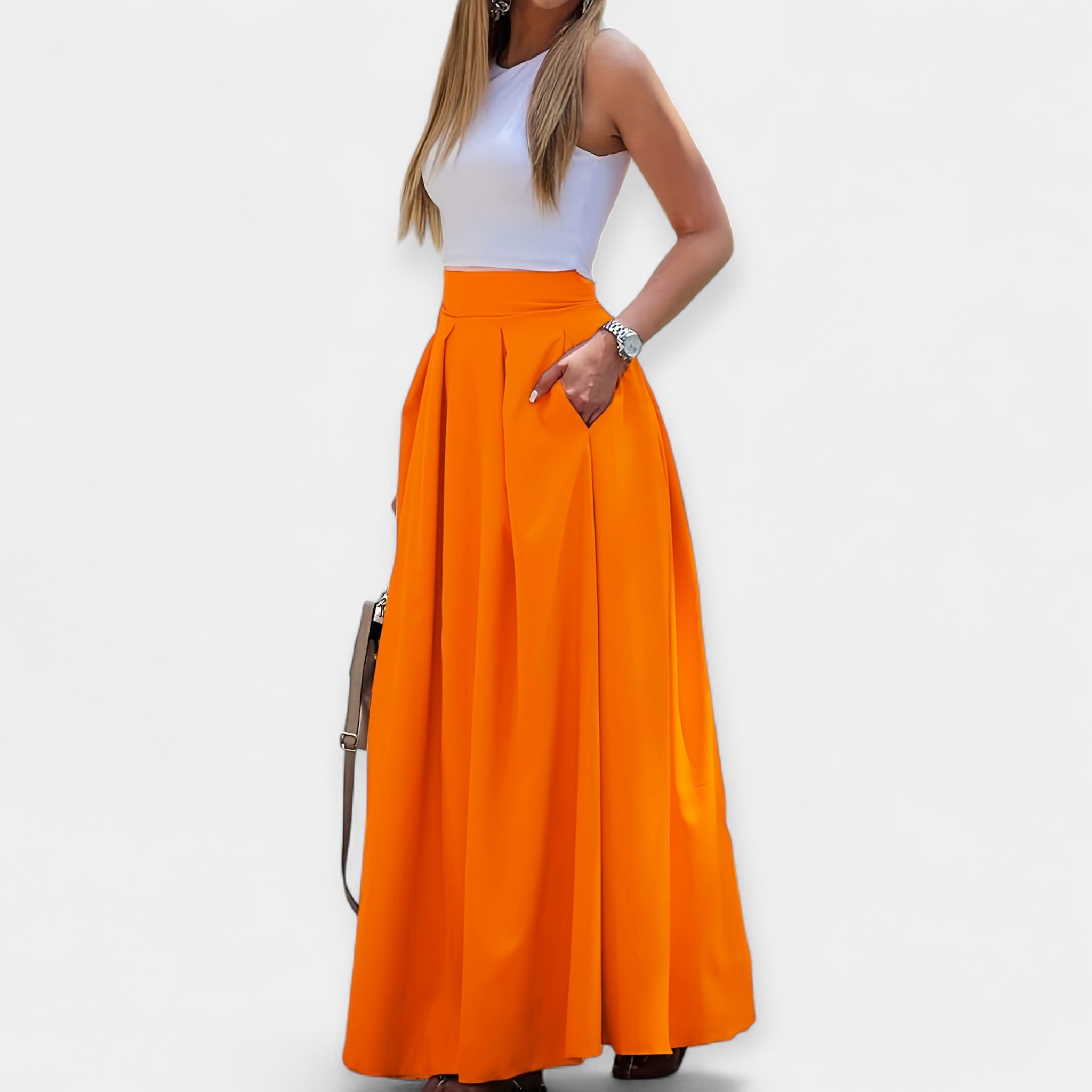 Stylish midi skirt