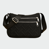 Elegant nylon shoulder bag