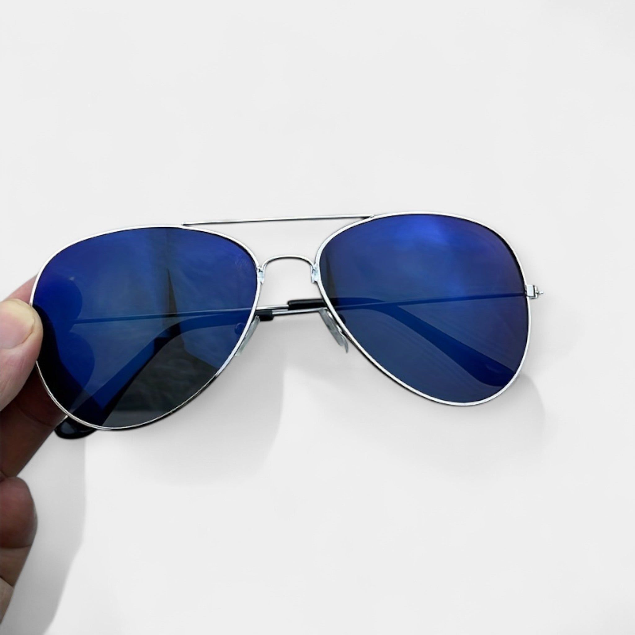 Retro Mirrored Lens Sunglasses