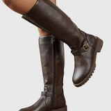 Elsie - Elegant Women's Low-Heeled Boots