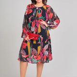 Florine – Stylish Floral Dress