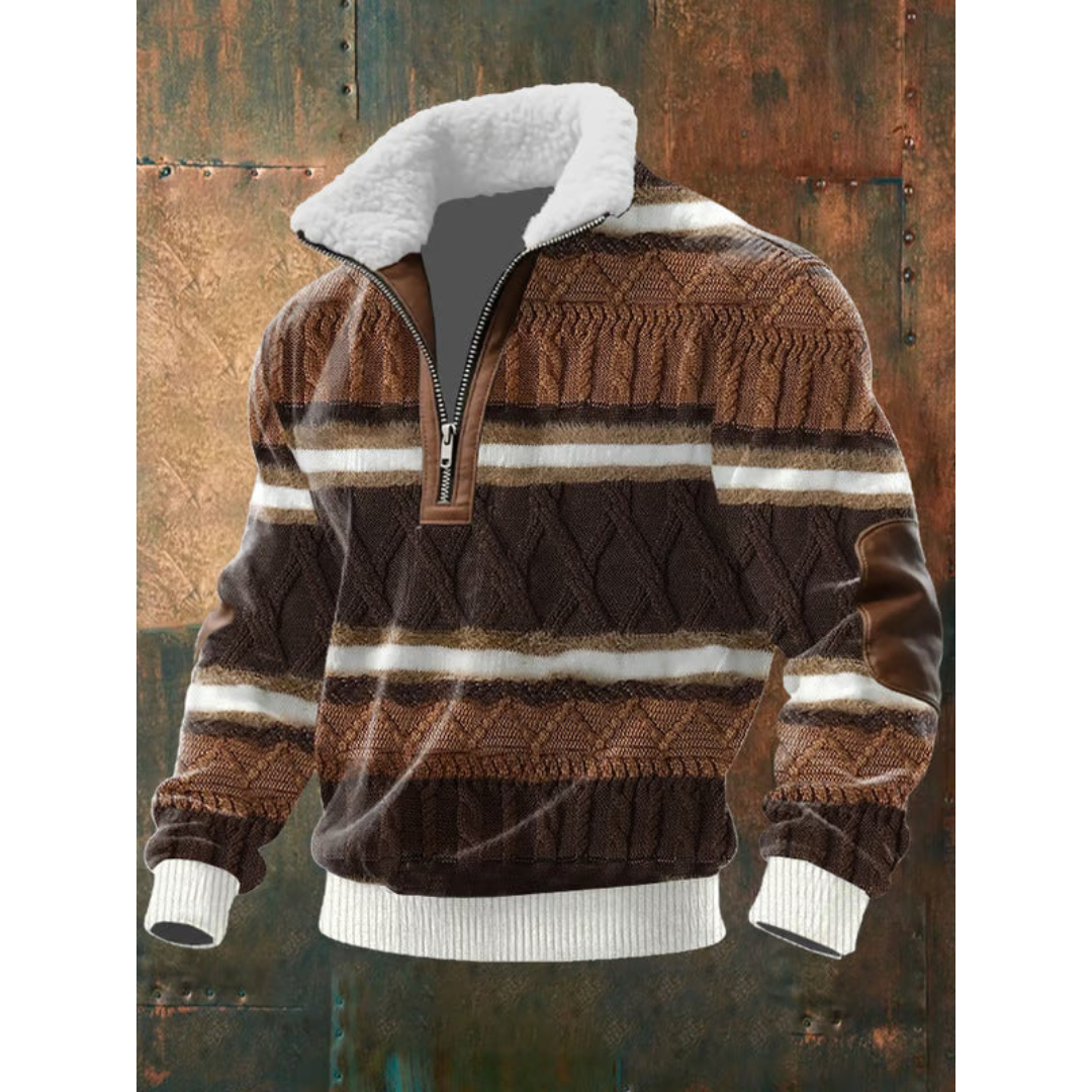 János - Turtleneck fleece pullover