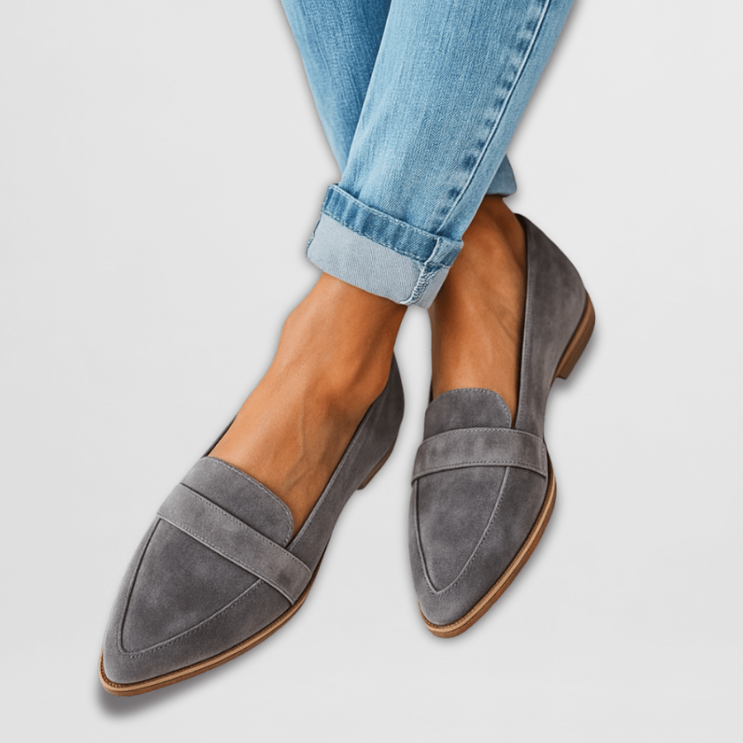 Helen | Clean Orthopedic Suede Slippers