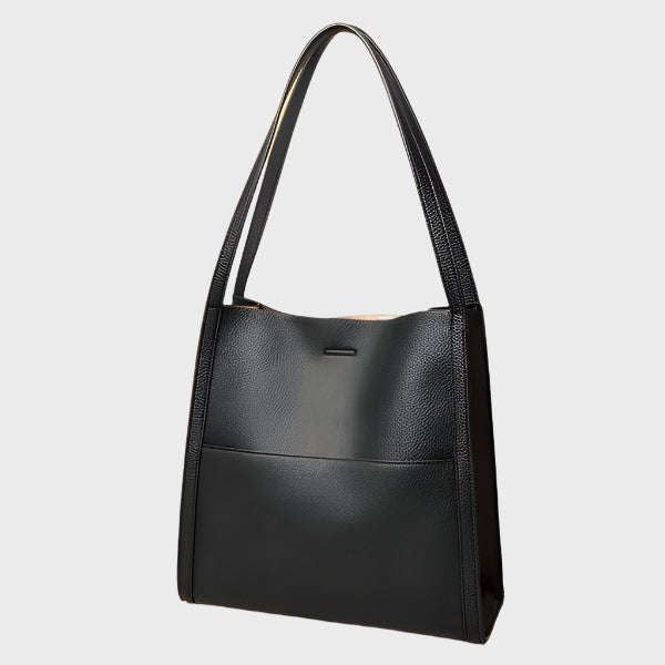Classic leather shoulder bag