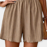 Stylish pleated shorts