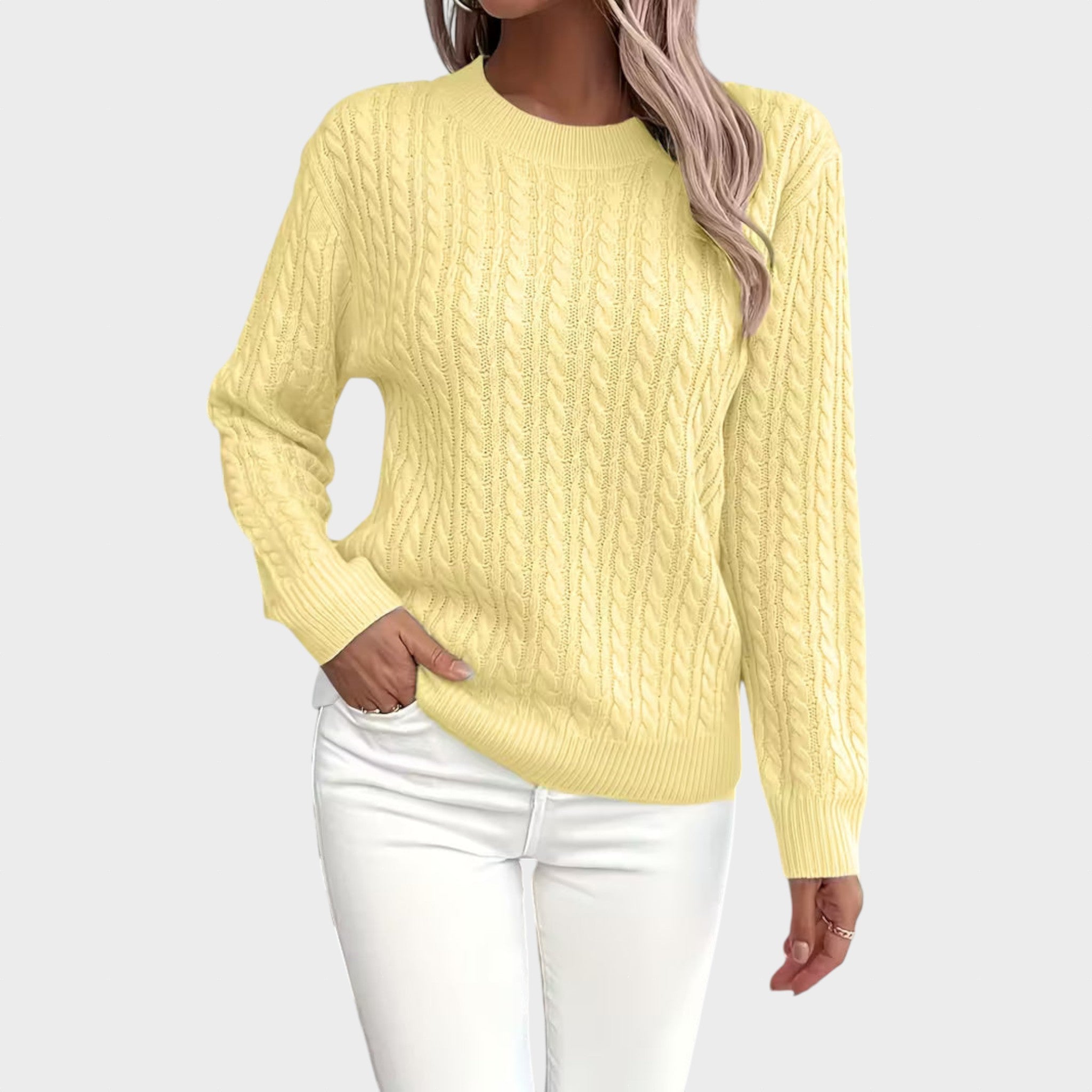 Vivianne – Soft Textured Knitted Sweater
