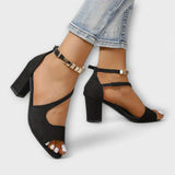 Juwel - Orthopedic women's summer high heels