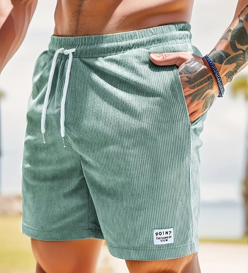 Heidi | Men's Drawstring Corduroy Shorts
