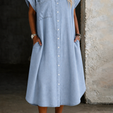 Karen | Könnyű Denim Stílusú Ruha