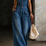 Claire | Women's V-neck Jumpsuit