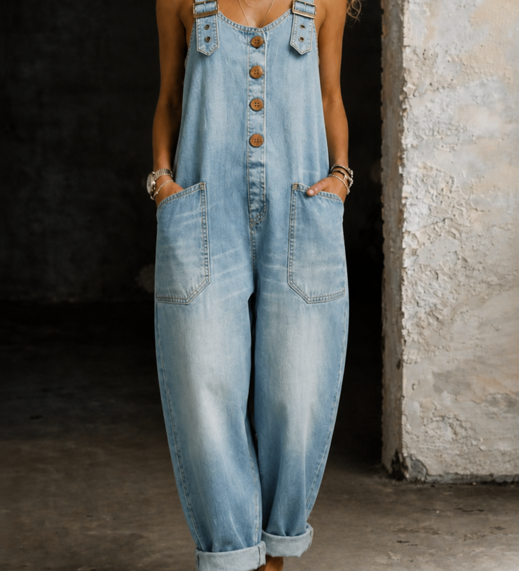 Moxelle | Classic Denim Overalls