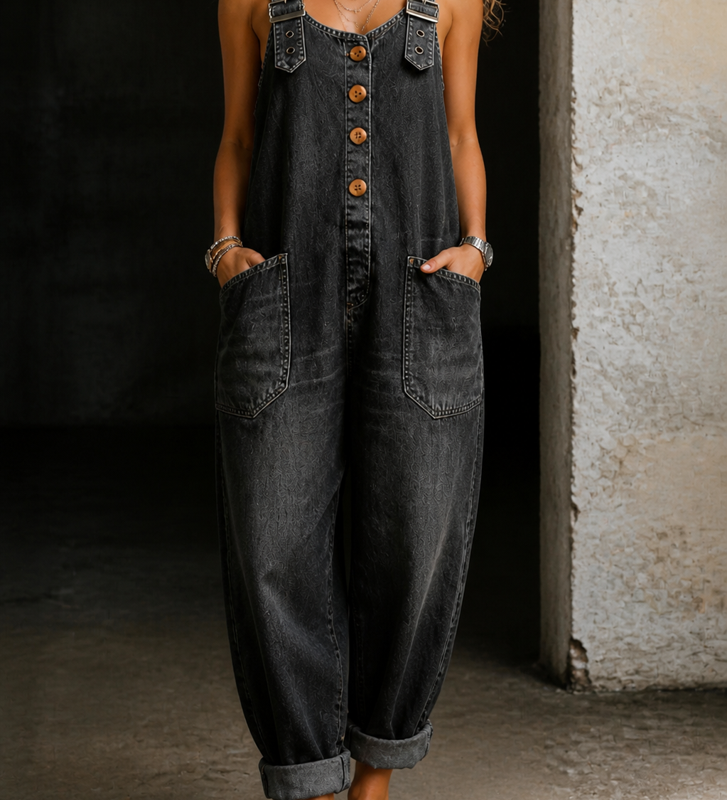 Moxelle | Classic Denim Overalls