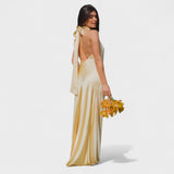 Martina - Satin Bow Dress