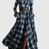 Mireline - Classic Button-Up Shirt Dress