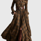 Mireline - Classic Button-Up Shirt Dress